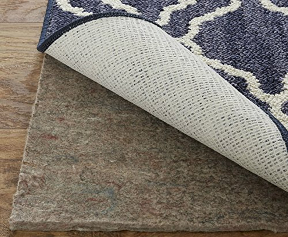 Mohawk Home Grey Felt Non Slip Latex 2 Surface Carpet Underlay 1.5