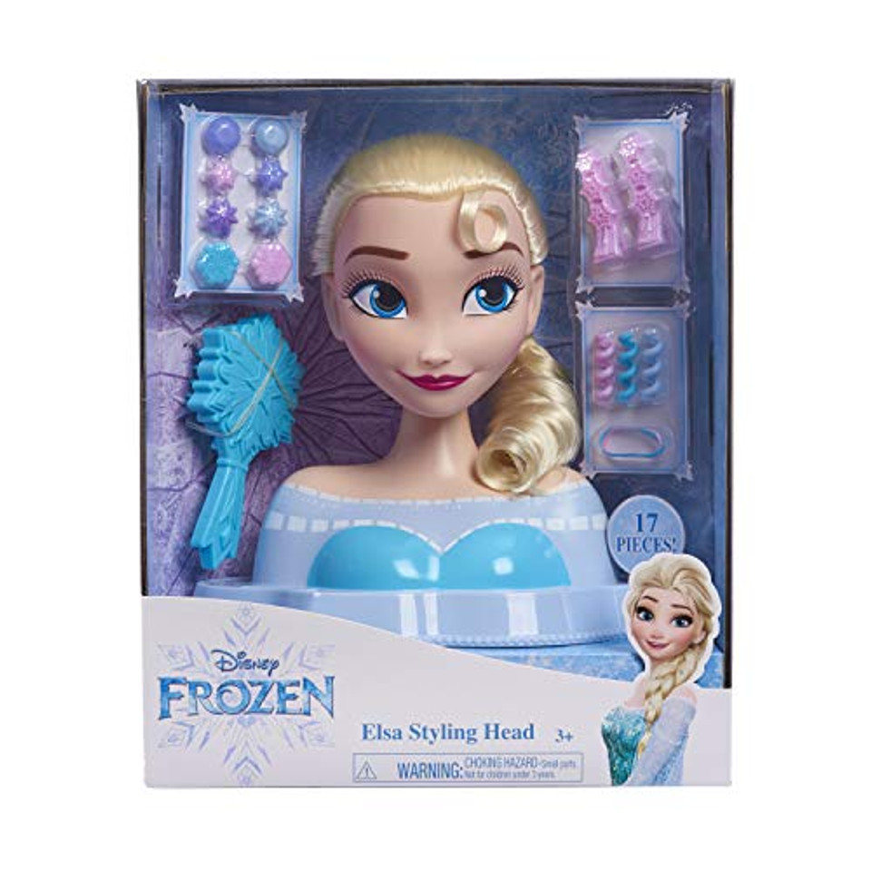 Disneys Frozen Elsa Styling Head 17 Pieces Warehousesoverstock 