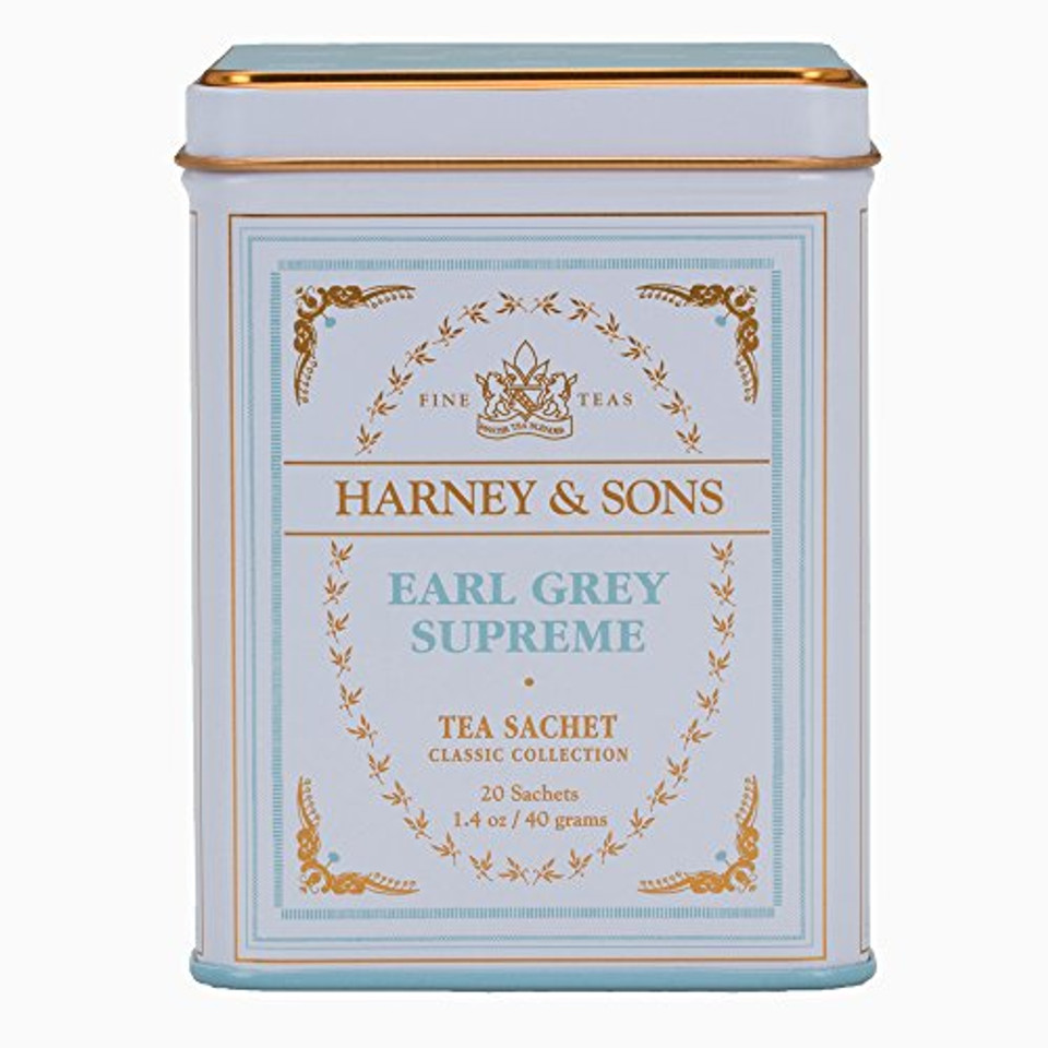 Harney And Sons Earl Grey Supreme Black Tea 20 Sachets Warehousesoverstock