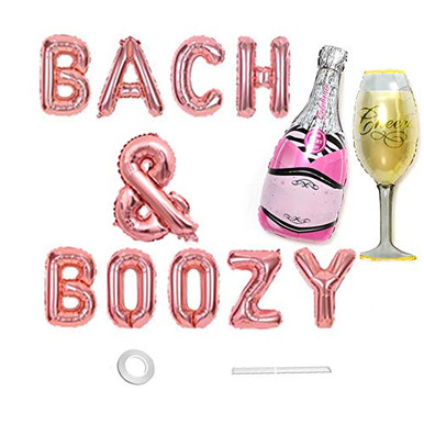 Bach And Boozy Balloons Banner Bachelorette Hen Party Bridal Shower ...
