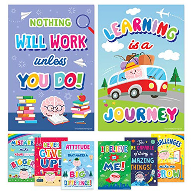 Sweetzer and Orange Growth Mindset Posters Homeschool Preschool Posters ...