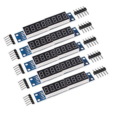 Module Afficheur 7 Segments 8 Digits 7219 - Pour Arduino Et Microcontrôleurs
