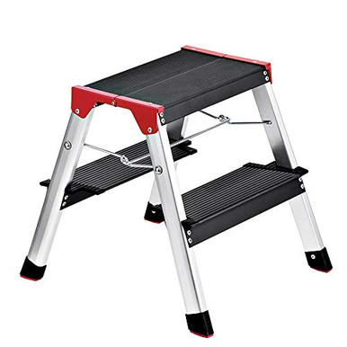 2 Ladder Rv Delxo Lightweight Aluminum 2 Step Ladder RV Ladder Step Stool Folding ...