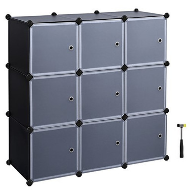 SONGMICS Storage Cubes, Plastic Cube Organizer, DIY Modular Closet ...