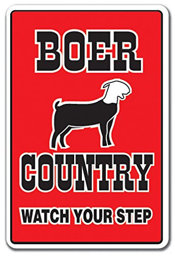 Boer Country Sign Farm Animals Watch Your Step Redneck Parking - Indoor ...