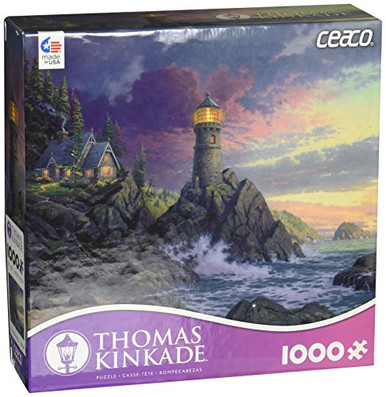 Ceaco Thomas Kinkade - Rock of Salvation Puzzle (1000 Piece ...