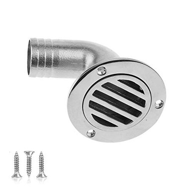 SHENGHUI Boat Deck Drain 1 1-2 Inch -38MM- 90 Degree Floor Deck Drain ...