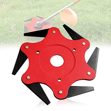 Fullyy Trimmer Head Cutter Grass Steel Blades Razors Trimmer Head 6 ...