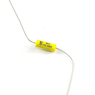 Yellow Long Leads Axial Polyester Film Capacitor 0.022uf 630v For Tube Amps