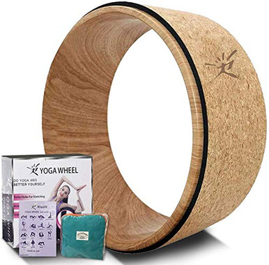 De Jure Fitness Yoga Wheel | Ideal For Stretching, Backbends, Exercise