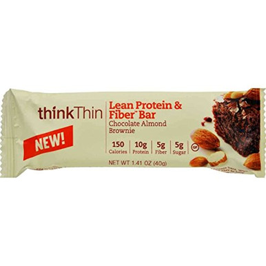 Think Thin Bar Protein Chocolate Almond Brownie 1-41 oz -10 Pack ...