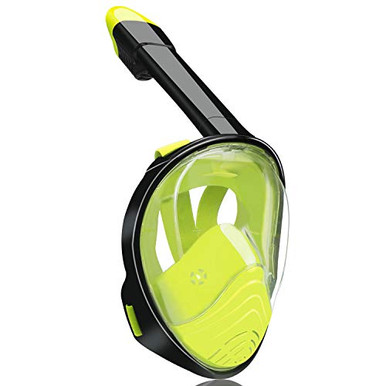 QingSong Full Face Snorkel Mask Snorkeling Mask with Detachable Camera ...