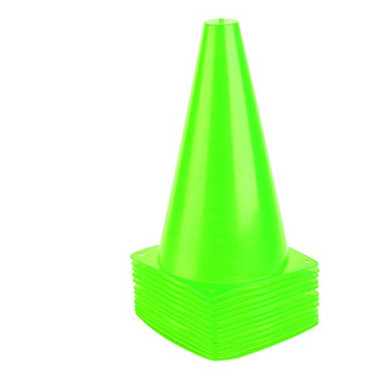 Cyrico Plastic Training Traffic Cones, 9 Inch Sports Orange Cones Agility Field Marker Cones For