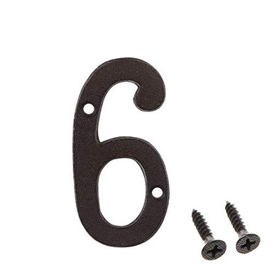 Iron House Numbers and Letters 3 inch Address Numbers Vintage Cast Iron ...