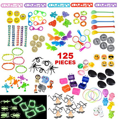 125 Piece Bulk Toys for Boys and Girls by NES | Treasure Box Prizes for ...