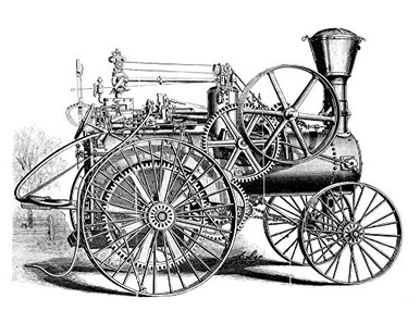 Traction Engine 1886 Na Traction Engine Or Self-Propelled Steam Engine ...