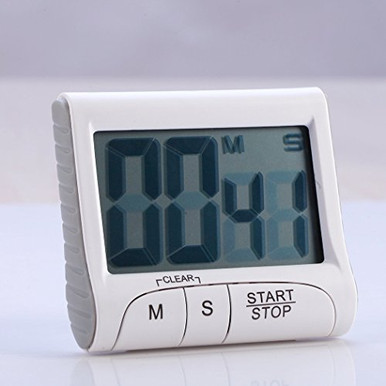 Back Display Timer Digital Kitchen Timer/Cooking Timer,Count Down Count Up with ON/OFF ...