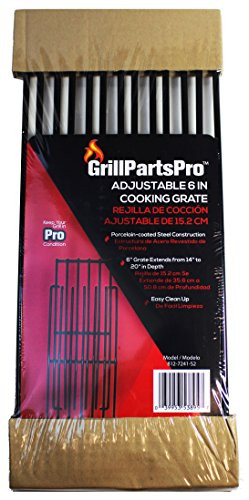 Brinkmann Grill Parts Pro – Verstellbarer Universal-Ersatzbrenner, Längliches Rohr, Für Grills 38-56 Cm (Edelstahl, Mit Montagematerial)