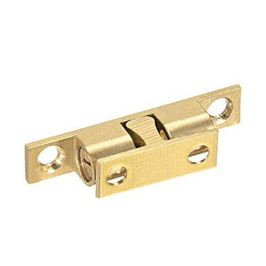 Uxcell 35mm Brass Double Ball Catch Tension Latch – Gold Tone Cabinet & Closet Door Latch – Adjustable Tension