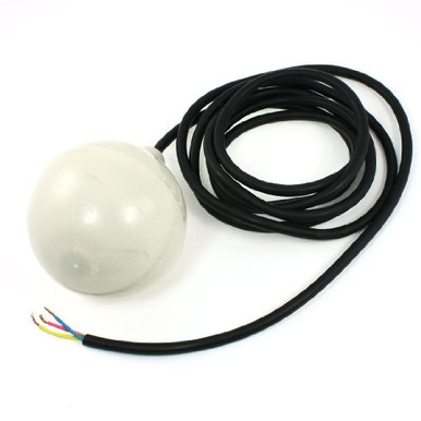 uxcell Liquid Water Level Sensor White Plastic Float Ball with 3 M ...