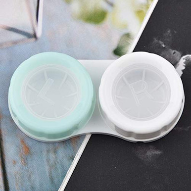 Lens Container Case Contact Lens Case with Container Immersion Storage kit Portable ...