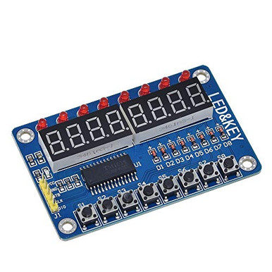 Seazoon 8-Bit LED 8-Bit Digital Tube 8-Bit Key TM1638 Module for AVR ...