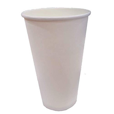TANKON PLA laminated white Paper Hot Cup 20 oz 20 count 100 Compostable ...