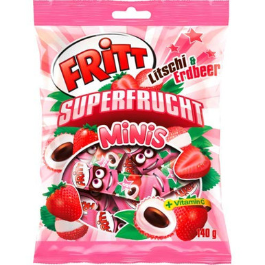 Fritt From Germany Fritt Fruit Chewy Candy Superfrucht Minis Lychee ...
