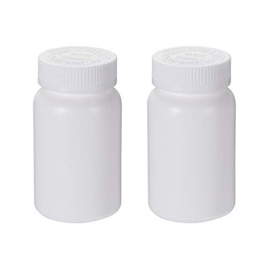 Barattolo In Plastica Per Reagenti Chimici, 200 G – Contenitore Ermetico Per Campioni Con Tappo A Vite, 2 Pezzi