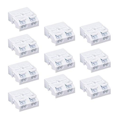 uxcell Spring Wire Connectors Quick Cable Connector Press Type Terminal ...