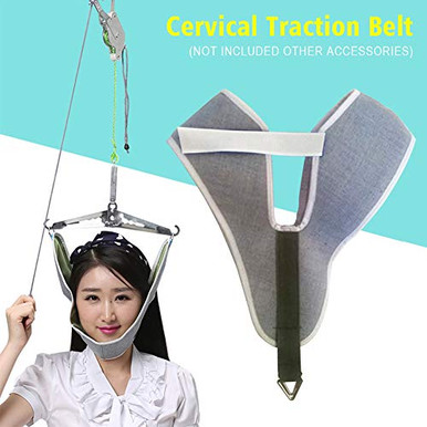 Cervical Traction Belt Adjustable Neck Traction Stretcher Fixing Strap ...