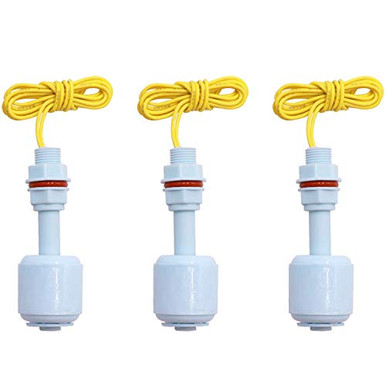 mxuteuk 3 Pcs M10 PP Plastic Liquid Level Float Switch Water Tank Pool