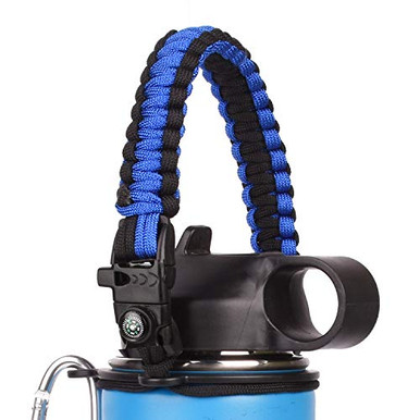 Wongeto Paracord Water Bottle Strap – Handle & Shoulder Strap For 12oz To 25oz Bottles