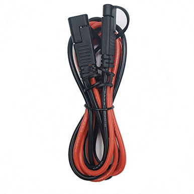 AEISVIK Battery Charging Cables SAE TO SAE 12V-24V Quick Disconnect Extension Cable 2 Pin Dust Cap Dc Connection Cord Plug 12 Feet 16awg Gauge Camp Trai