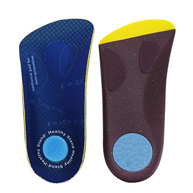 Healthy Stand 34 Length Orthotics Insoles for Men Work Boots Arch