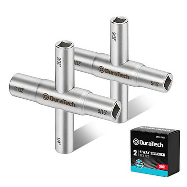 DURATECH 4 Way Sillcock Key Set 14 932 516 1132 2-Pack for Valve Faucet ...