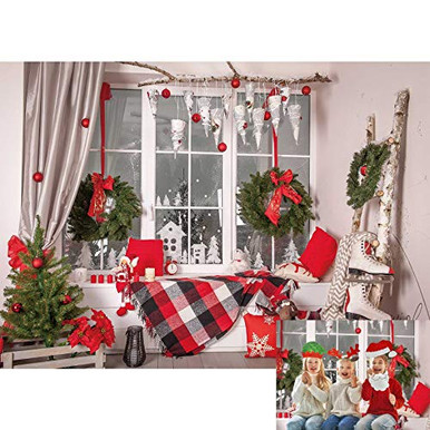 Allenjoy 7x5ft Interior Room Winter Christmas Backdrop Housing ...