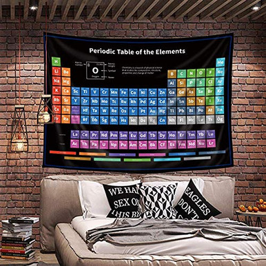 Periodic Table Tapestry for Kids Educational Science Chemistry Chart ...