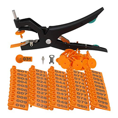 Ear Tagging Tools Ruminant Ear Tagging Pliers Hydraulic Vertical Automatic Rebound Ear Tag ...