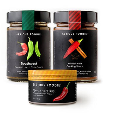 Cooking Samper The Serious Foodie Sampler Pack - Southwest Flavors Mirasole Mole ...