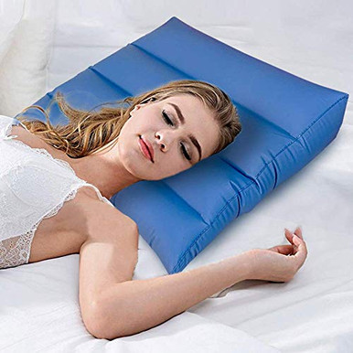 Inflatable Wedge Pillow for Sleeping Bed Acid Reflux Leg Foot Elevation ...