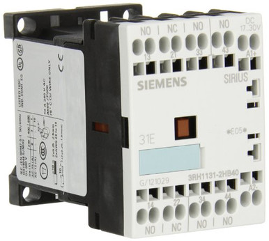 Siemens 3RH11 31-2HB40 Coupling Relay Size S00 35mm Standard Mounting ...