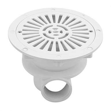 Goick Pool Main Drain-1_5 Inch White Pool Main Drain Floor Drain Inlet