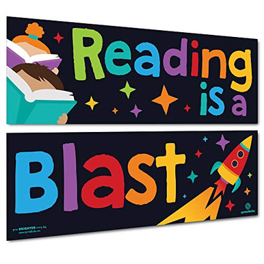 Sproutbrite Reading Classroom Decorations - Posters and Banners for ...