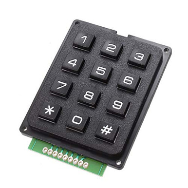 uxcell 3x4 Matrix 12 Keypad Keyboard Module 12 Button for MCU Arduino ...