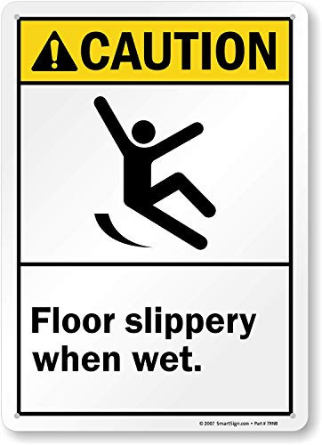 Smartsign Use Exercise Equipment At Your Own Risk Plastic Sign - 10x14 Inches, Indoor/Outdoor