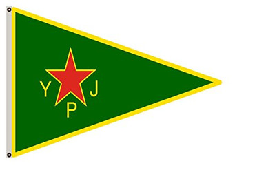 Fyon Women s Protection Units YPJ Flag female brigade of the official ...