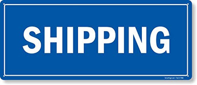 Ship Tomorrow Sign SmartSign Shipping Sign 10 x 24 Plastic - Warehousesoverstock