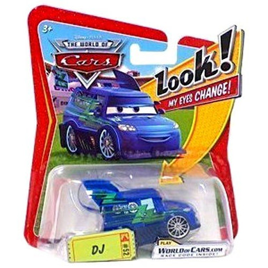 Disney Pixar CARS Movie 155 Die Cast Car with Lenticular Eyes DJ ...