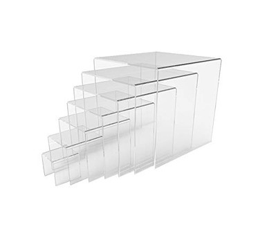 Marketing Holders Risers Clear Plexiglass Lucite Acrylic Display Riser ...